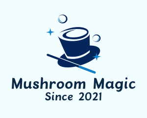 Magic Wand Hat  logo design