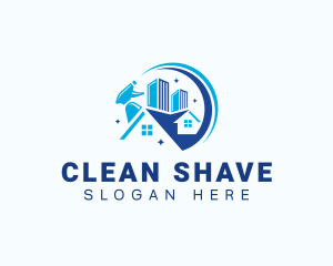 Cleaning Sanitation Maintenance logo design