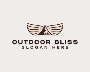 Summit Campsite Wings logo design