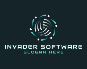 Tech AI Software logo design