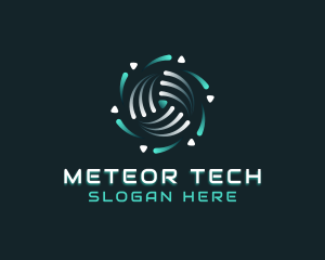 Tech AI Software logo design