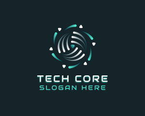 Tech AI Software logo design