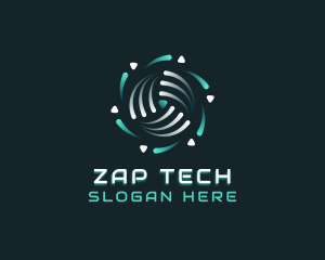 Tech AI Software logo design