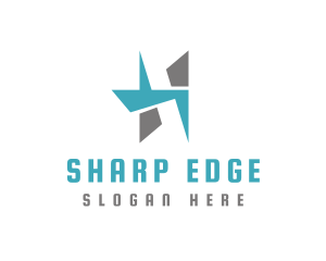 Abstract Sharp Letter H logo