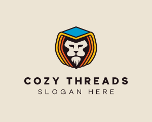 Hooded Lion Badge logo design