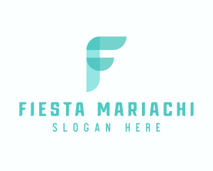 Fintech Bank Letter F logo design