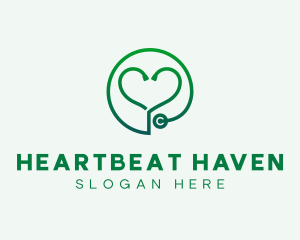 Medical Heart Stethoscope logo