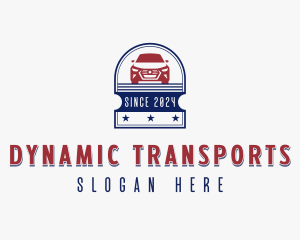 Auto Sedan Transport logo design