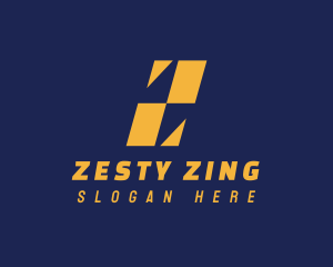 Lightning Substation Letter Z logo design