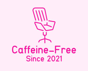 Pink Chair Furniture logo design