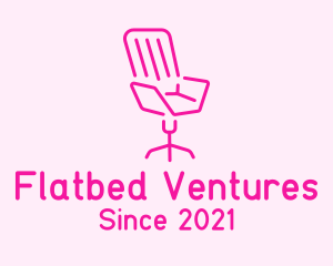 Pink Chair Furniture logo design