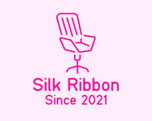 Pink Chair Furniture logo design