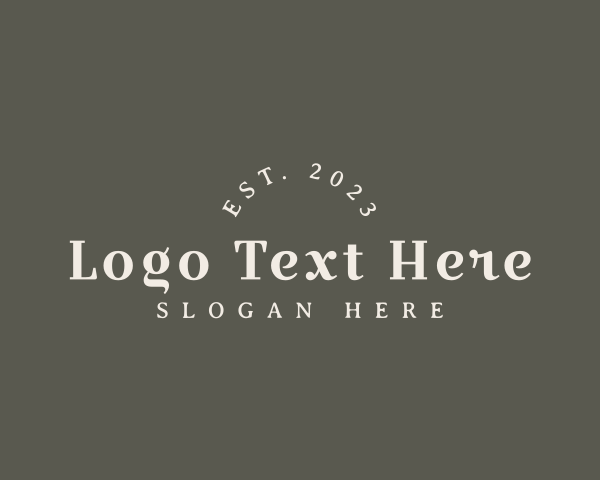 Minimalist logo example 1