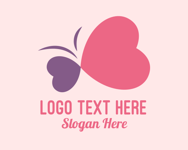 Love Heart logo example 1