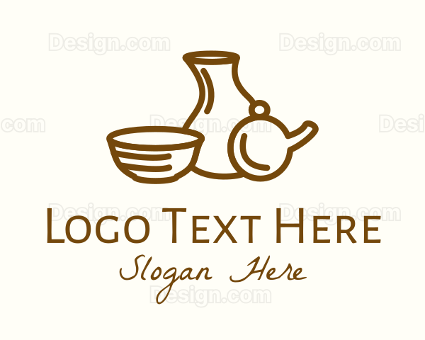 Brown Ceramic Homeware Logo