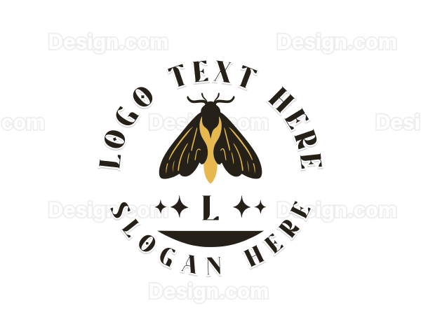 Moth Insect Logo