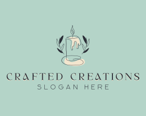 Candle Wax Wellness logo design