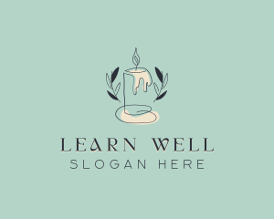 Candle Wax Wellness logo design