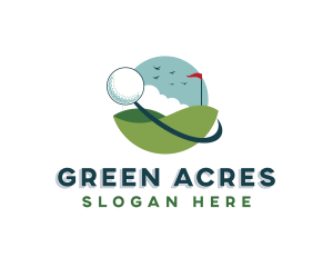 Field Golf Course logo design