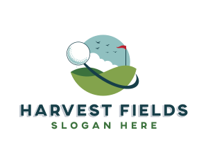 Field Golf Course logo design