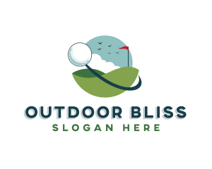 Field Golf Course logo design