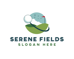 Field Golf Course logo design