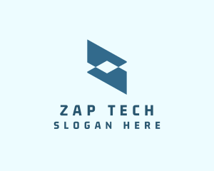 Digital Crypto Tech Letter Z logo design