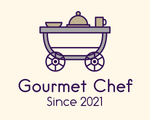 Gourmet Food Cart logo design