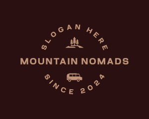 Mountain Camper Van logo design