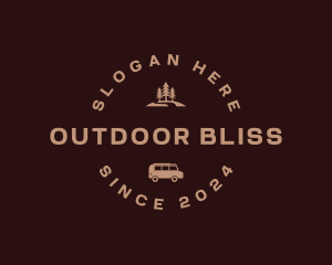 Mountain Camper Van logo design