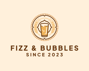 Oktoberfest Beer Glass logo