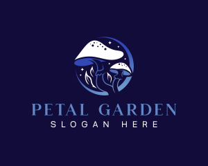 Night Mushroom Garden logo design