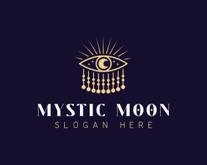 Moon Bohemian Eye logo design