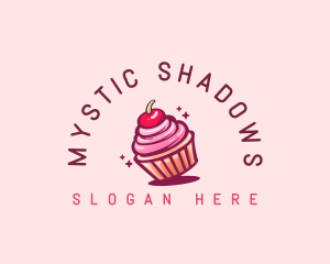 Sugar Cherry Cupcake Toppings logo design