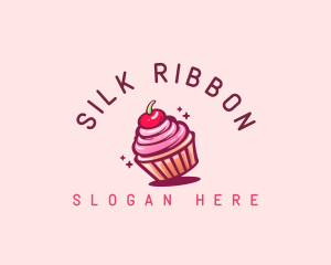 Sugar Cherry Cupcake Toppings logo design