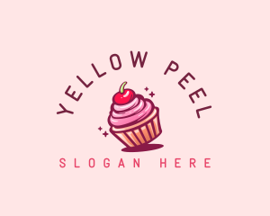 Sugar Cherry Cupcake Toppings logo design