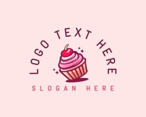 Sugar - Cherry Cupcake Toppings logo design