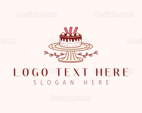 Sweet Chocolate Cake Logo