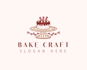 Sweet Chocolate Cake logo design