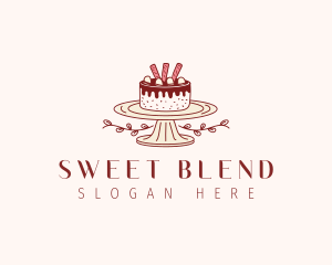 Sweet Chocolate Cake logo design