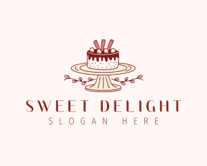 Sweet Chocolate Cake logo design