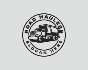 Tank Truck Delivery logo design