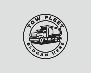 Tank Truck Delivery logo design