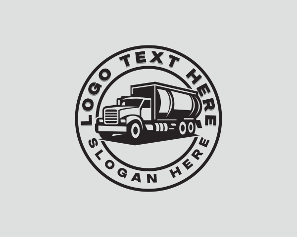 Fuel Truck logo example 2