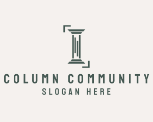 Construction Column Pillar logo