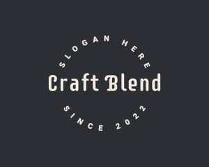 Hipster Crafting Workshop logo design