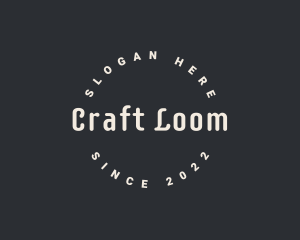 Hipster Crafting Workshop logo design