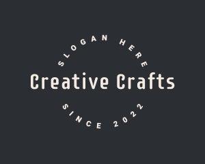 Hipster Crafting Workshop logo design