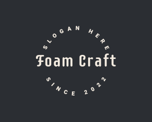 Hipster Crafting Workshop logo design