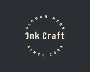 Hipster Crafting Workshop logo design